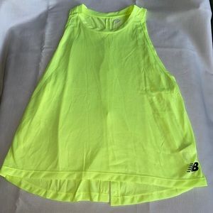 Neon Green Women’s New Balance DryFit Tank top